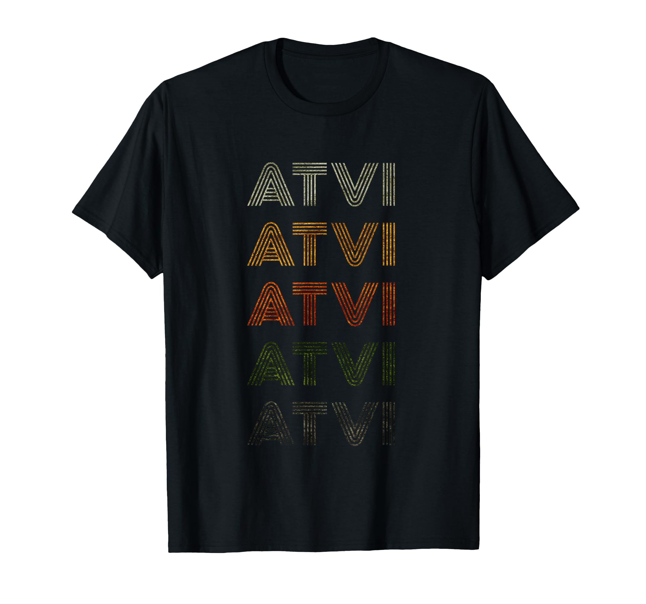 Love Heart Atvi Tee Grunge Vintage Style Black Atvi T-Shirt