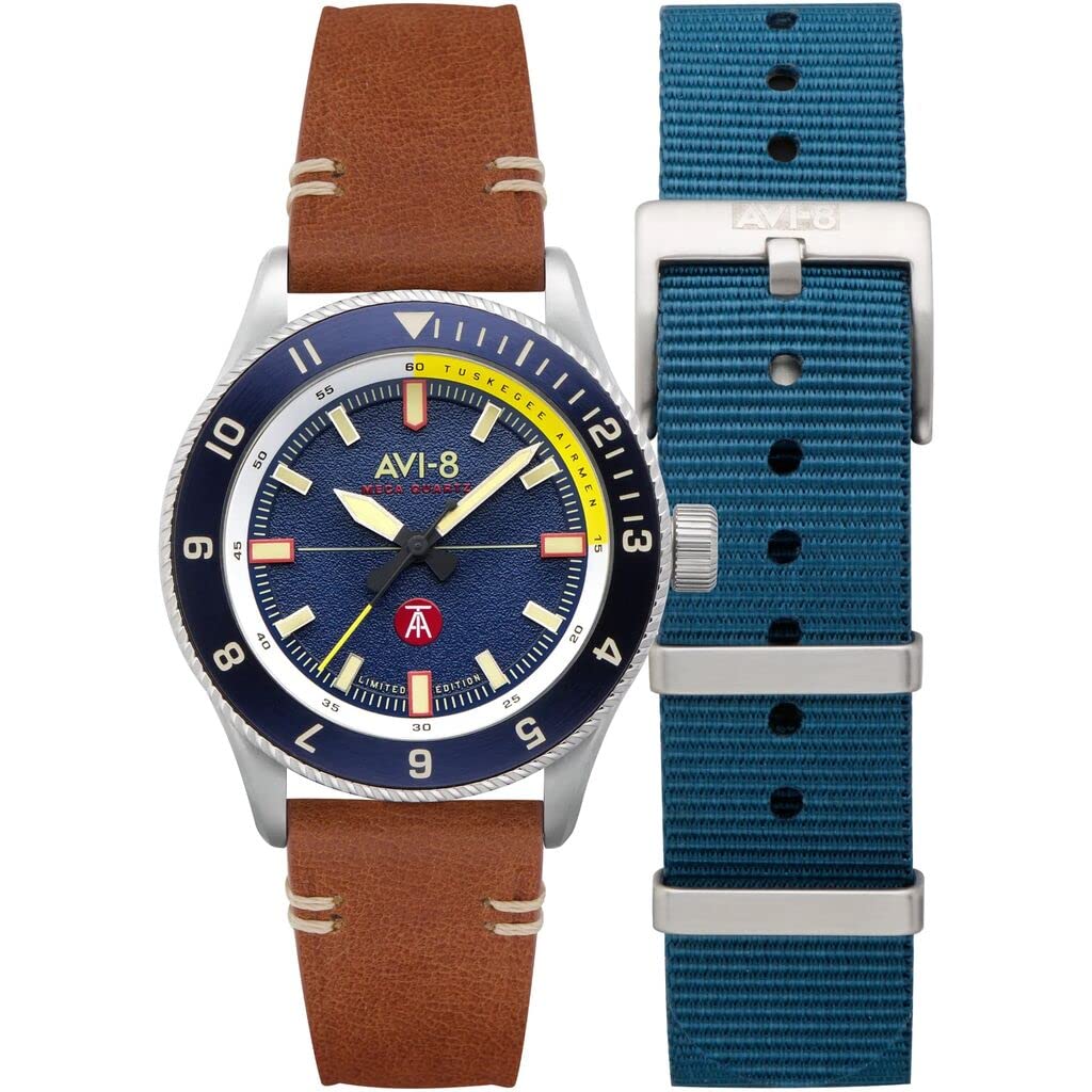 AVI-8Flyboy Tuskegee Airmen Lucera Blue Limited Edition, strap