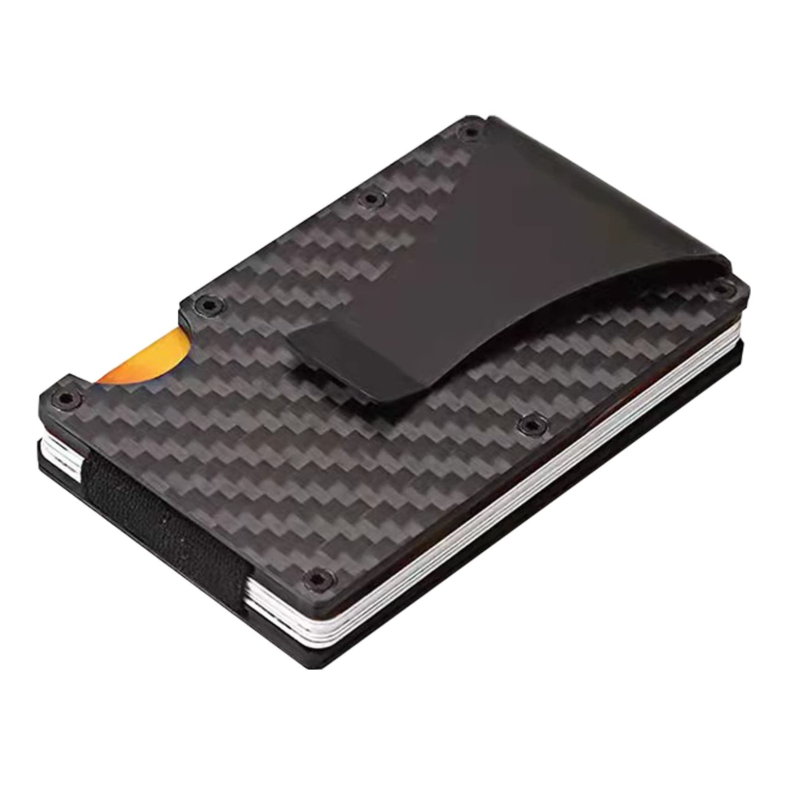 Carbon Fiber wallet, Metal money wallet, Men's wallet, RFID blocking minimalist men's wallet, Aluminum ultra-thin cash credit card holder