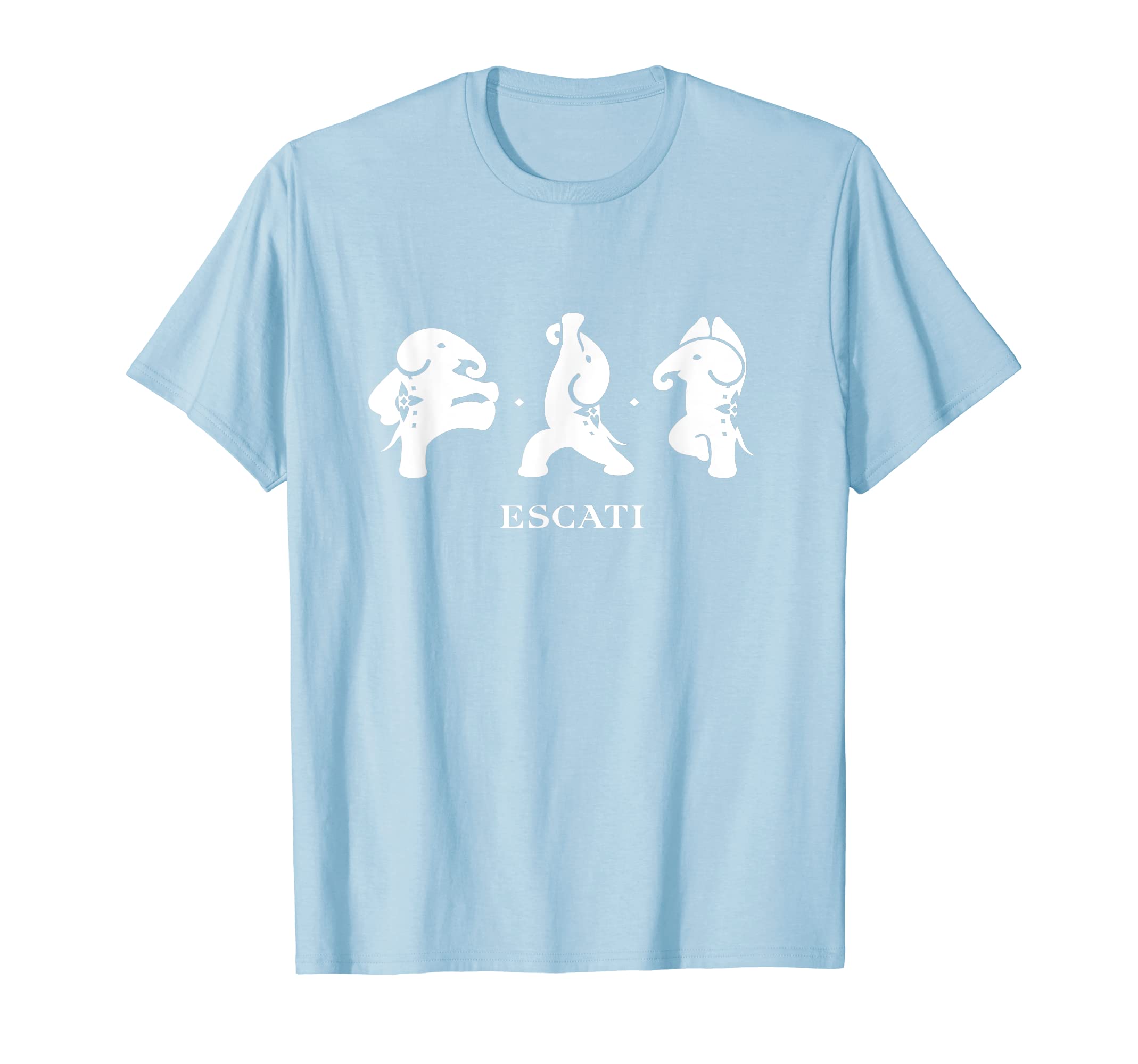 Escati Elephant - Triple Yoga Pose T-Shirt T-Shirt