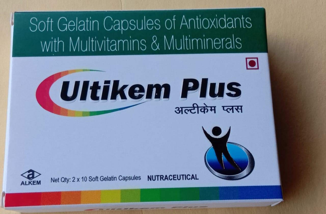 Alkem ultikem plus capsules (pack of 20)