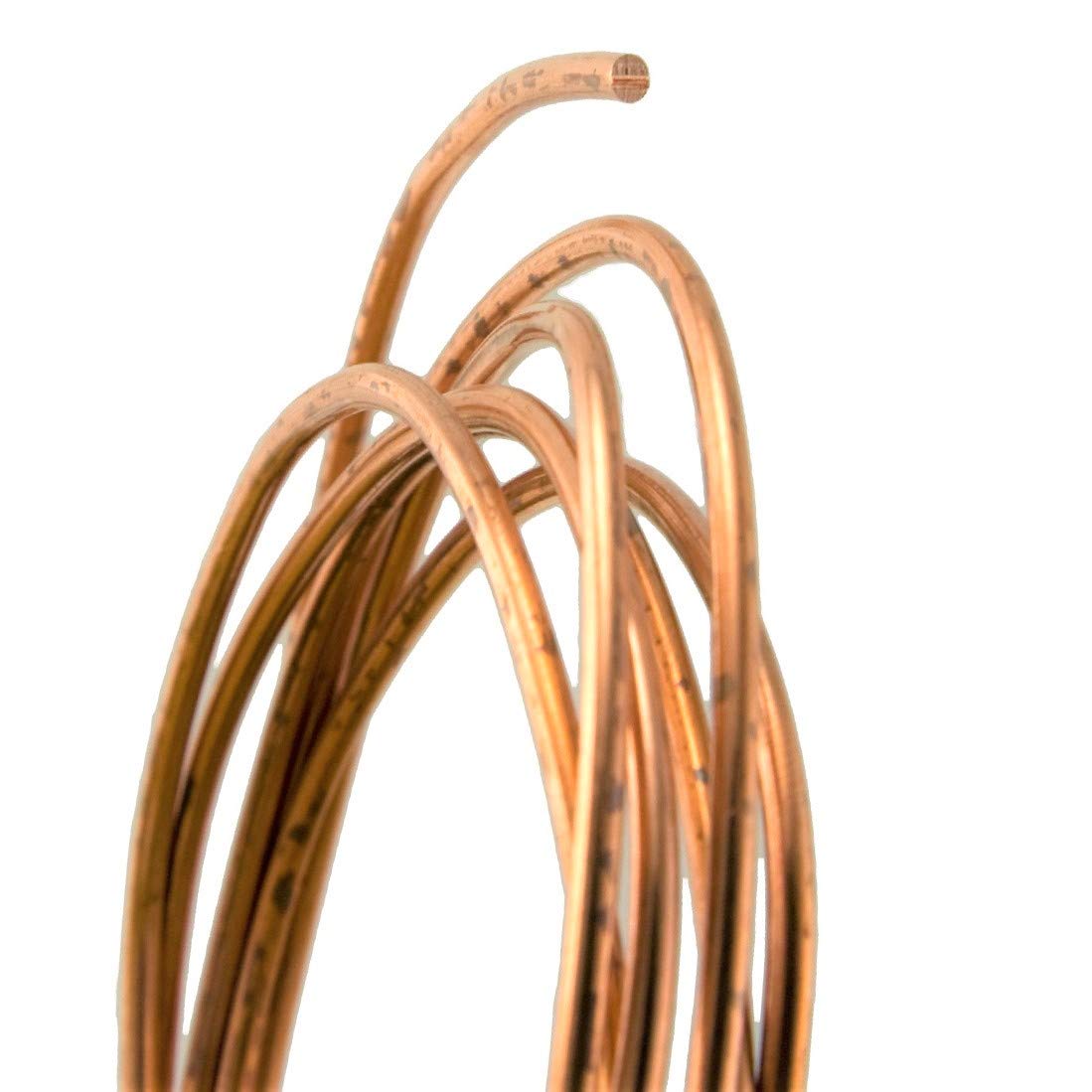 ART IFACT1 Meter Bare Dead Soft Pure Copper Wire without Enameled, 4 Gauge (5.893 mm Diameter)