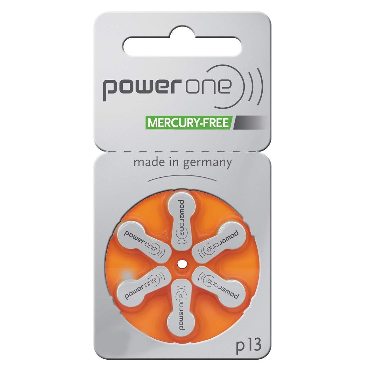 FCSPowerOne Hearing Aid Batteries (13 In, 1.45V)