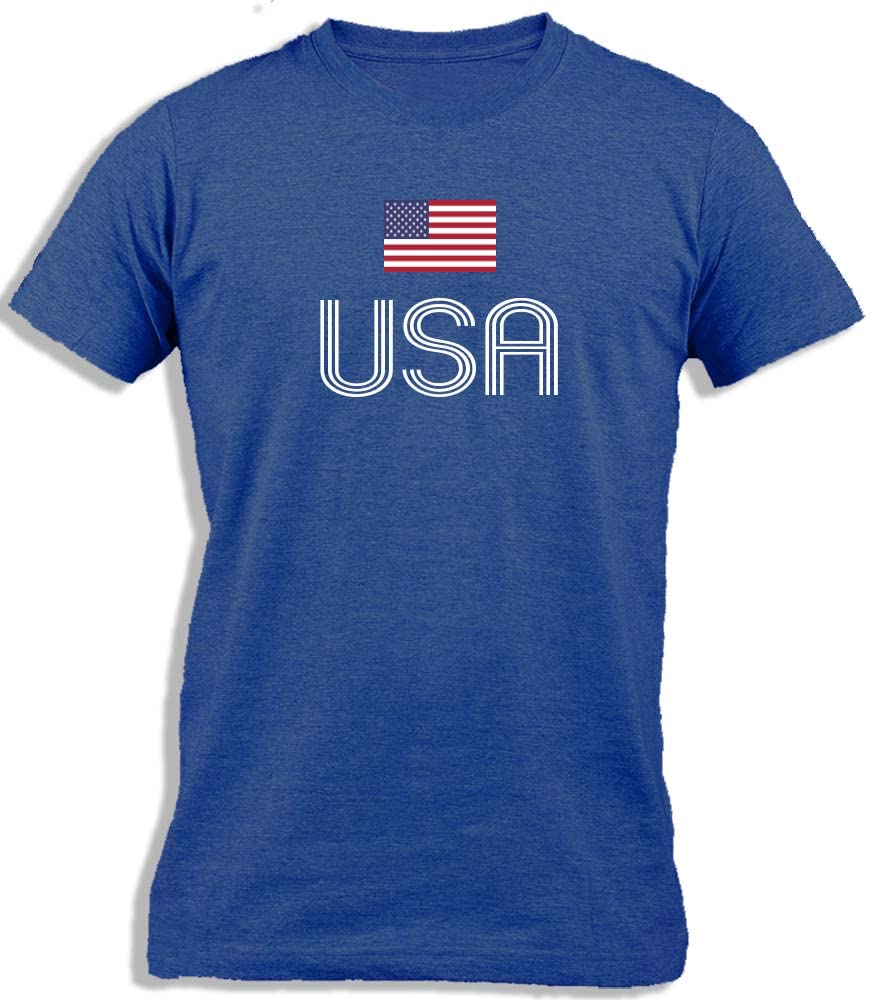 Ay Cabron™ USA With Flag | United States of America Flag | American With Flag Cotton T-Shirt For Men