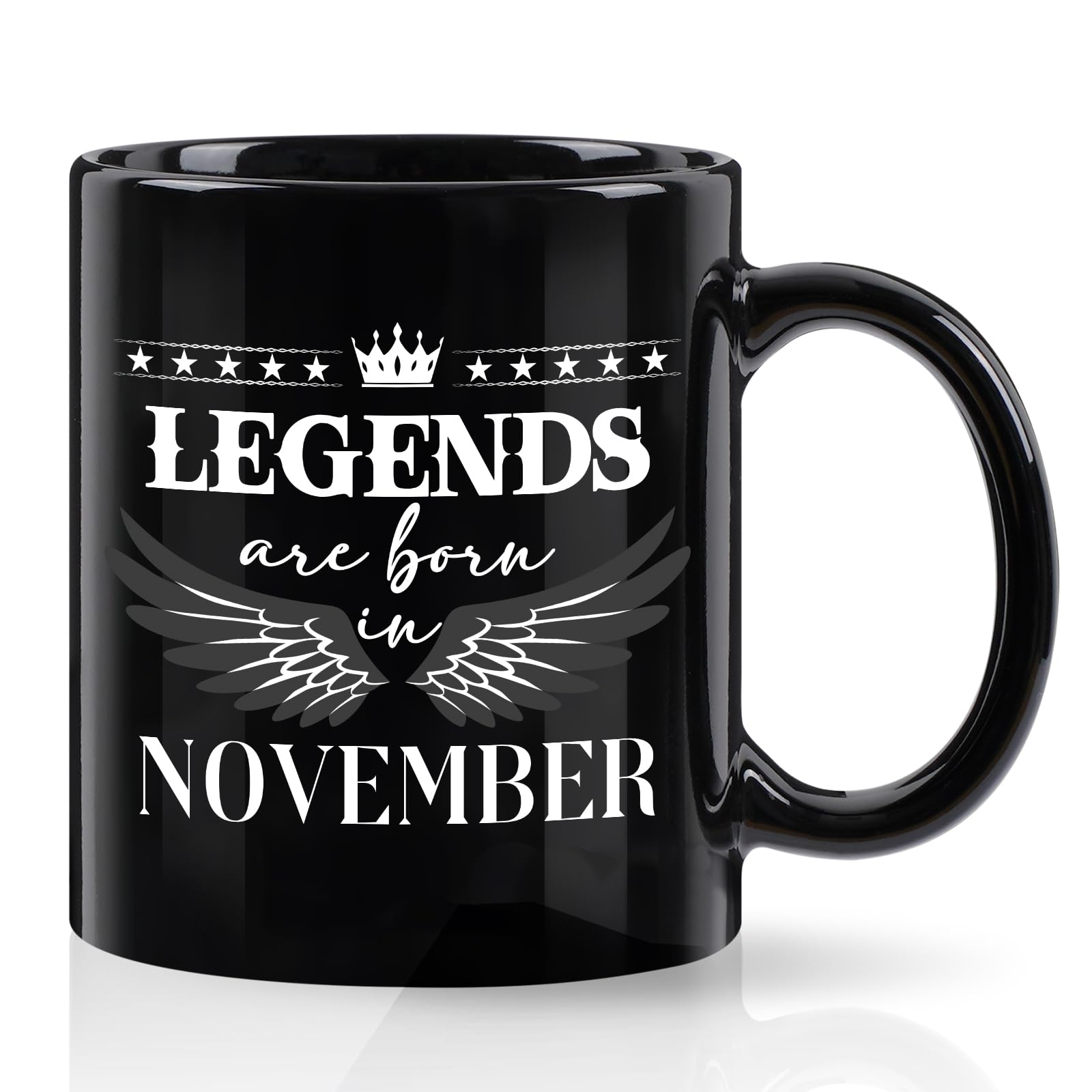 CabtncaBirthday Gifts for Men November, Legends Are Born In November Coffee Mug, Men Birthday Gift Ideas, Birthday Gift In December, Birthday Cup, Birthday Gifts for Him, 11Oz