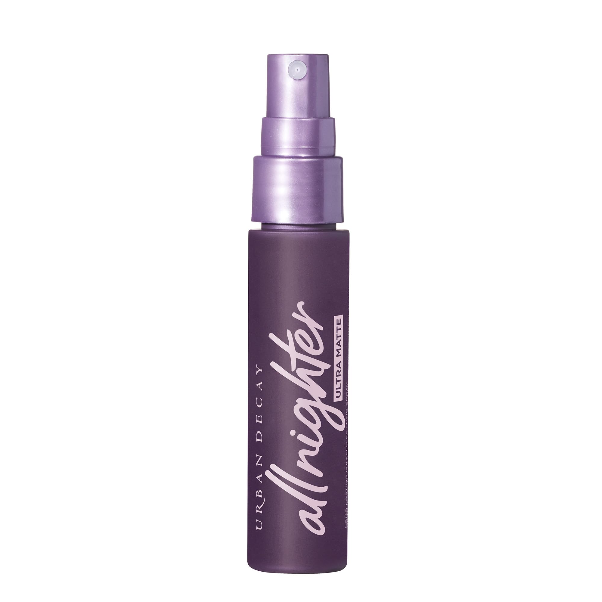 Urban Decay All Nighter Ultra Matte Makeup Setting Spray for Face, Transfer-proof, Long-lasting 16 HR Wear, with Oil-absorbing Kaolin Clay, Matte Finish, Oil-free, Paraben-free, Vegan