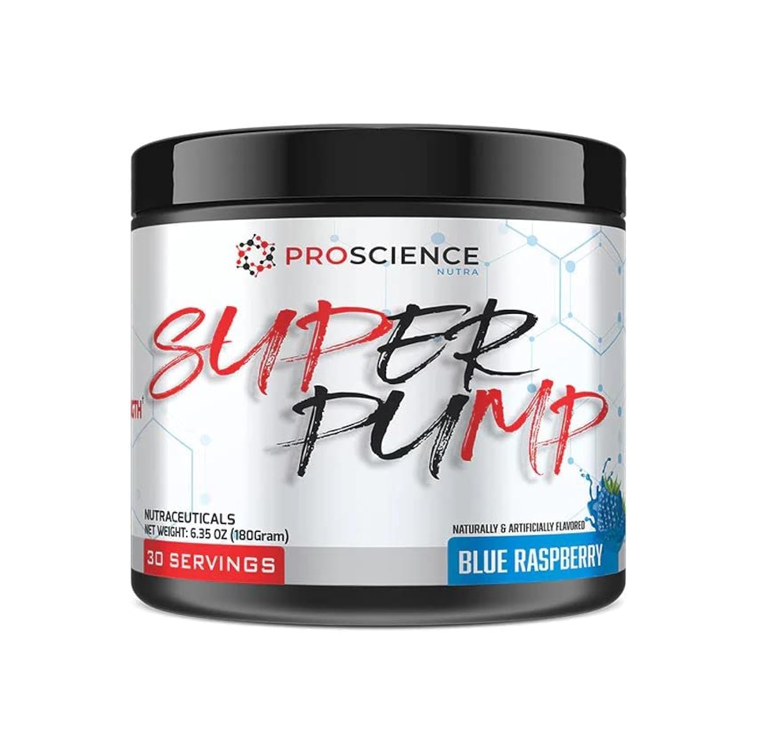 Pro Science NutraSuper Pump Pre-workout - 180 grams, 30 Servings (Blue Raspberry)