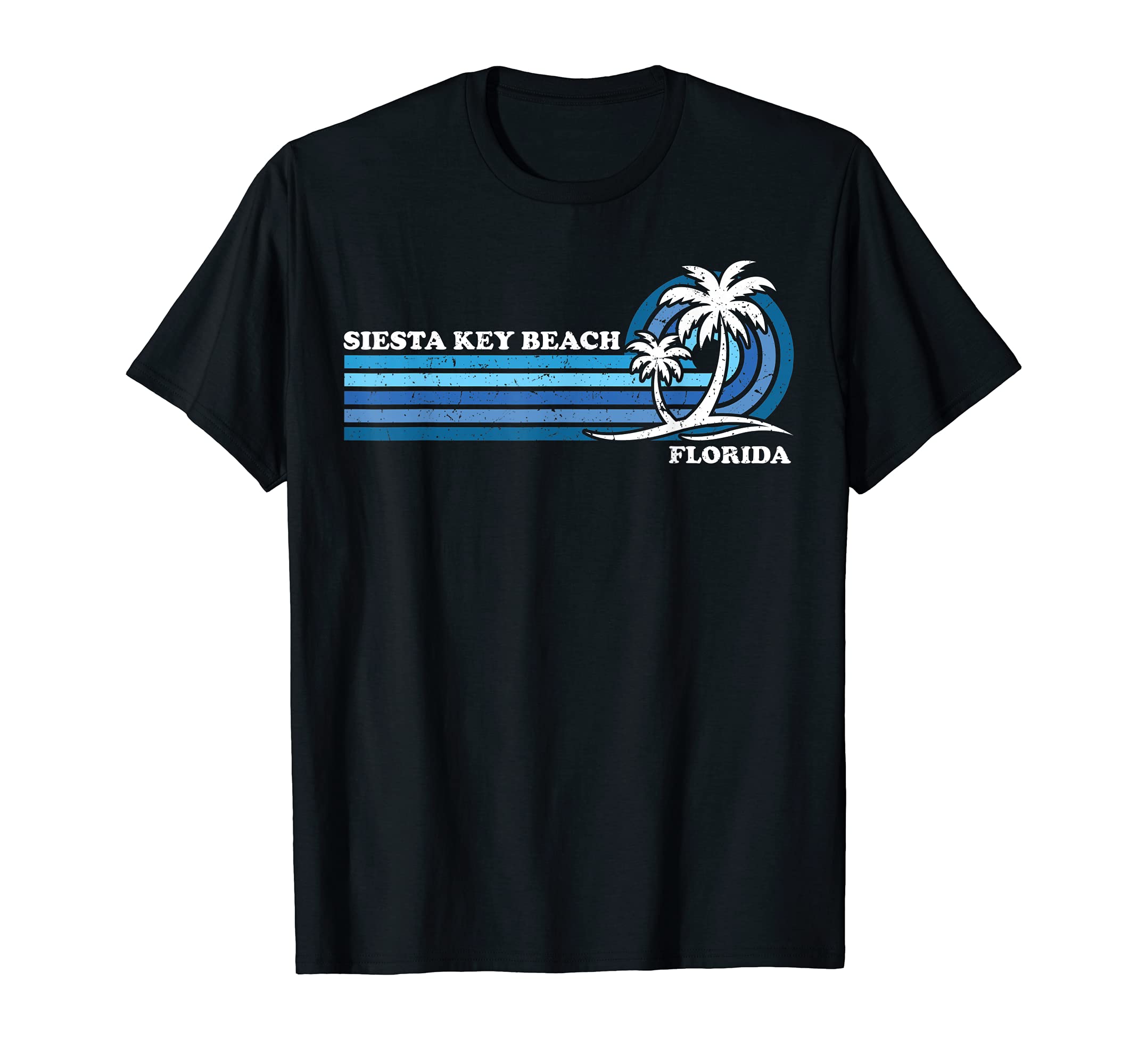 Retro Vintage Family Vacation Florida Siesta Key Beach T-Shirt