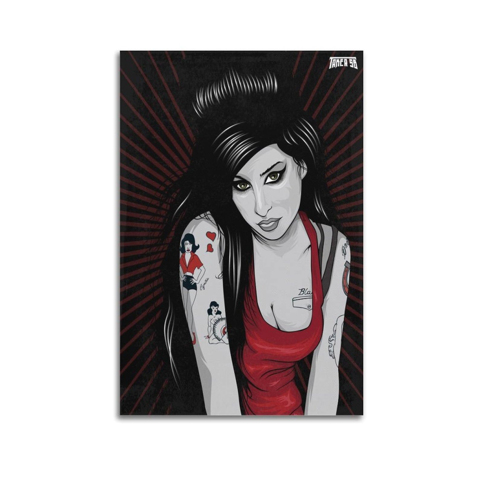 FWEFSZSDSinger Amy Winehouse Poster22 Poster Wall Art Decorative Painting Bedroom Painting Posters 20x30inch(50x75cm) Unframe-style