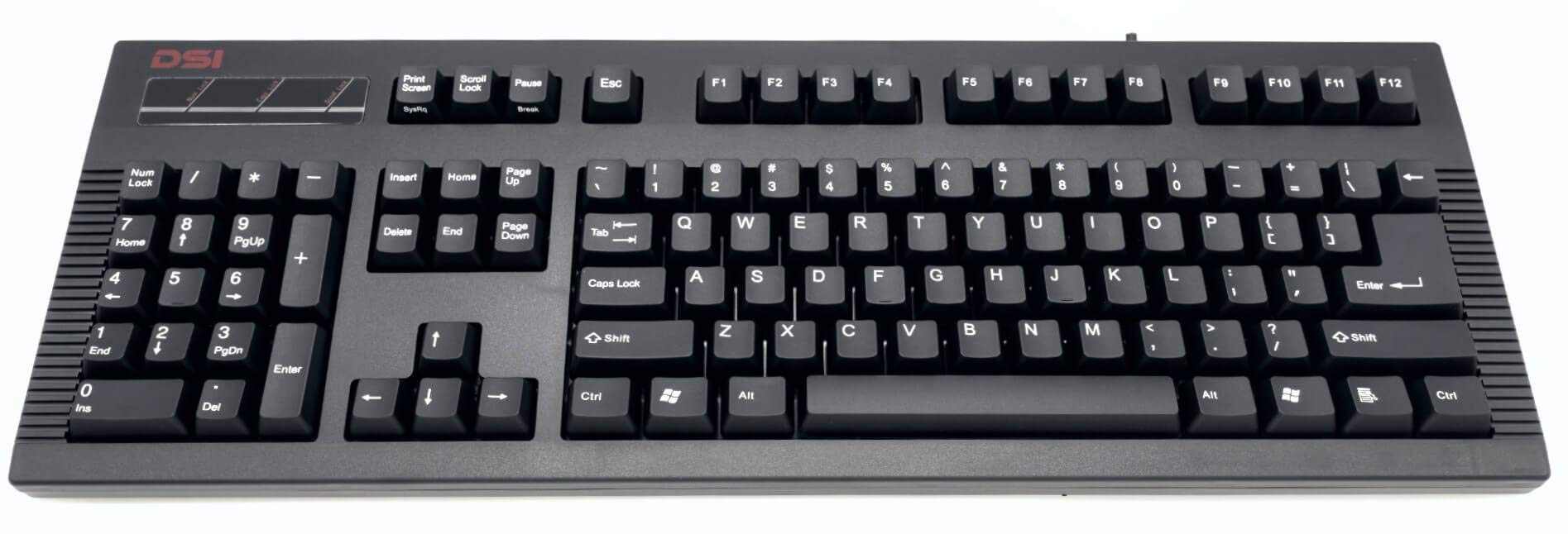 DSI Left-Handed Keyboard, Black (KB-DS-8861XPU-B-V2)