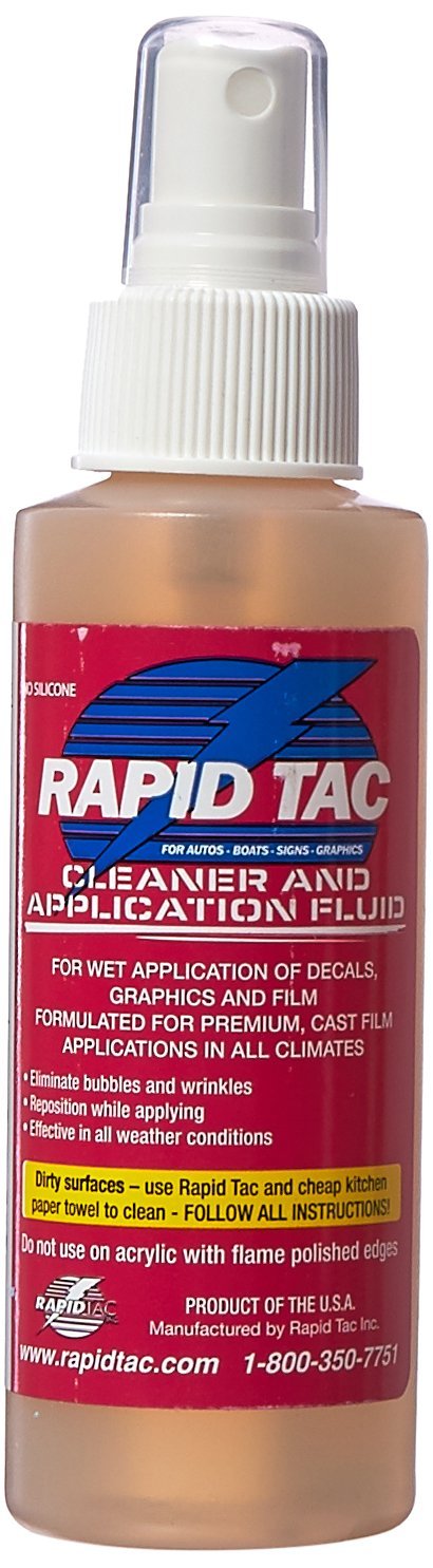 Application Fluid for Vinyl Wraps Decals Stickers 4oz Sprayer