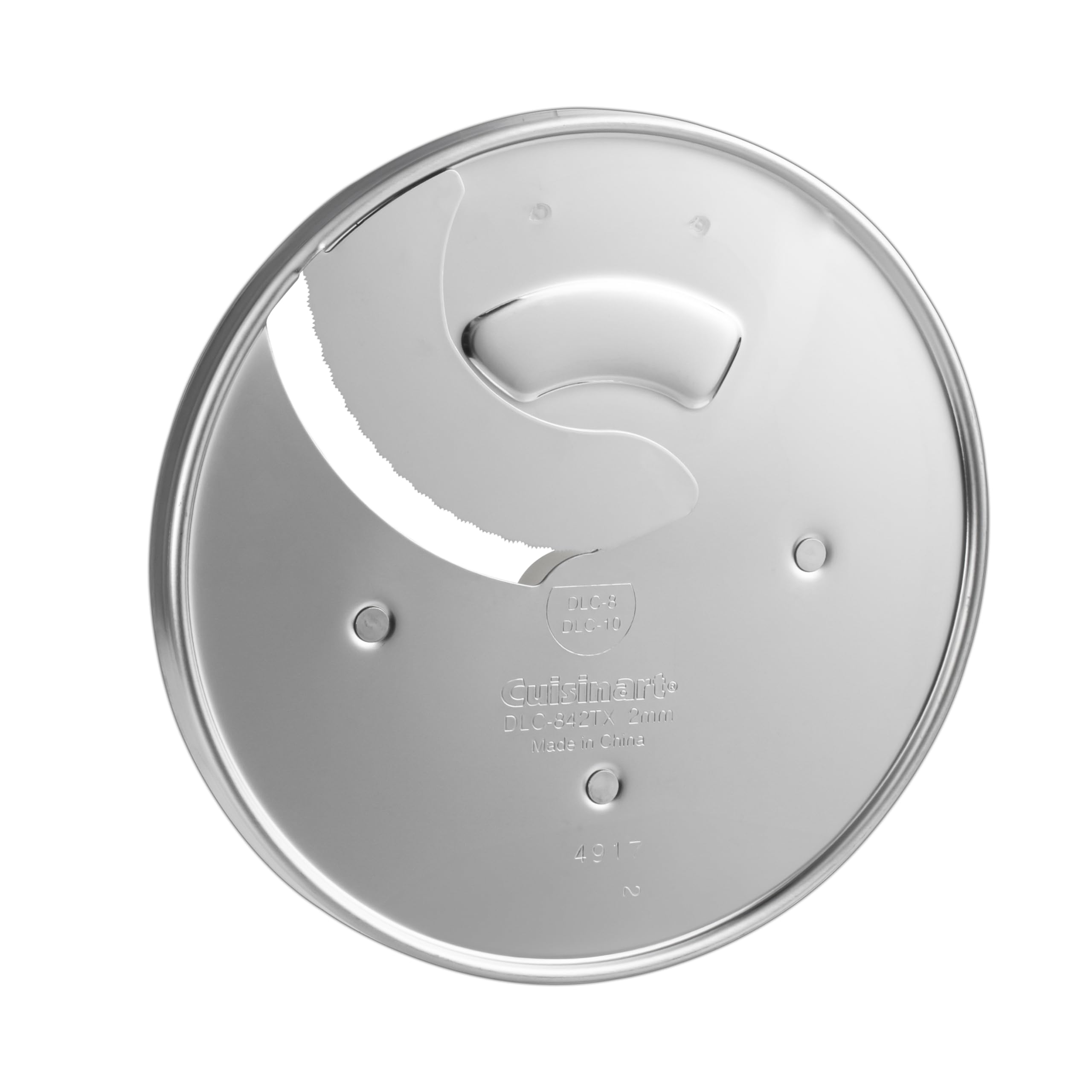 Cuisinart DLC-842TX-1 Replacement Stainless Steel 2mm Thin Slicing Disc Fits Models DFP-11, DFP-7BC, DLC-10, DLC-2007N, DLC-2011, & DLC-8 Only OEM