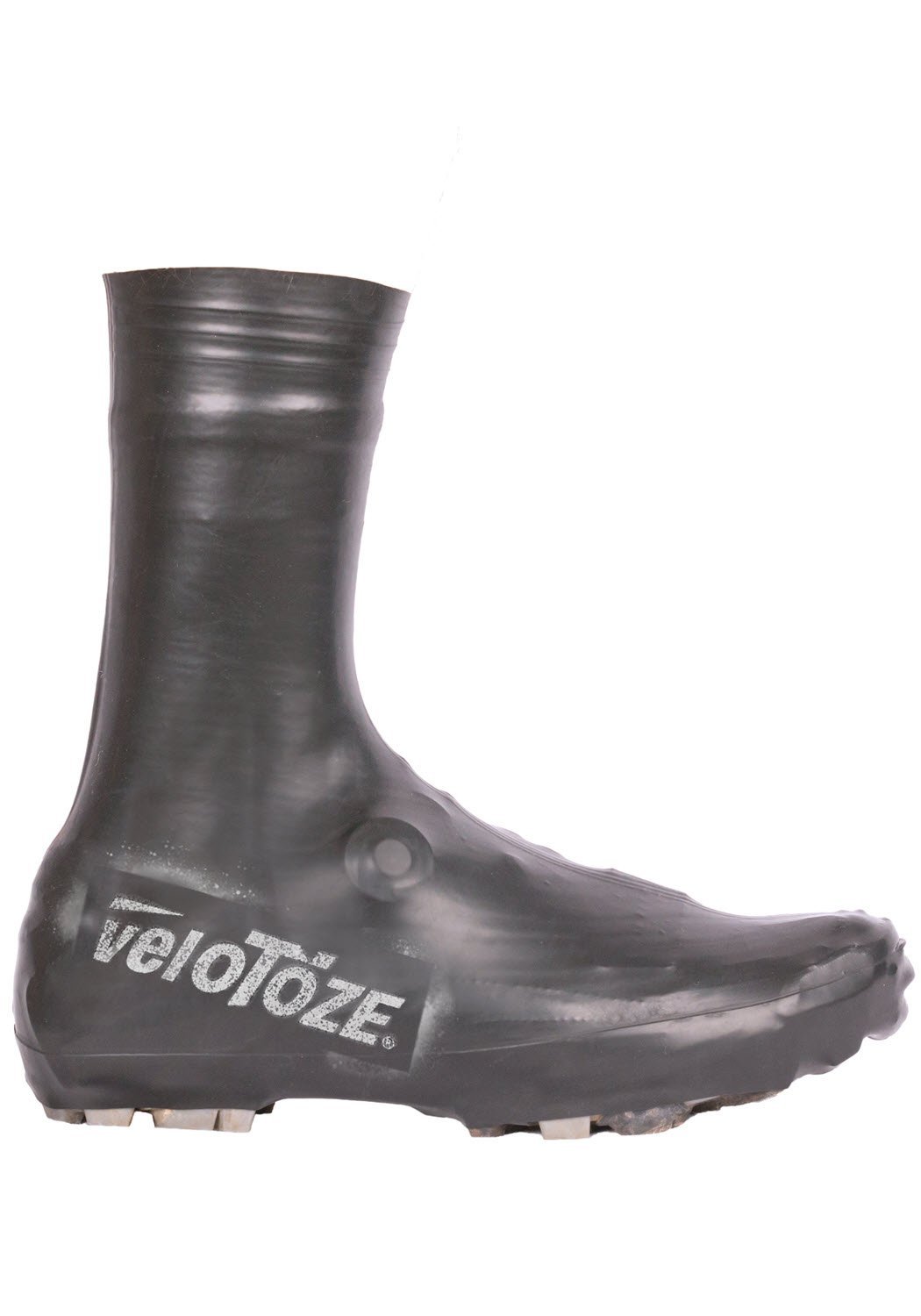 veloTozeTall Gravel Shoe Cover - MTB Overshoes Protect Cycling Shoes on Gravel Trails and Mountain Bike Rides - Protects Shoes and Feet from Rain