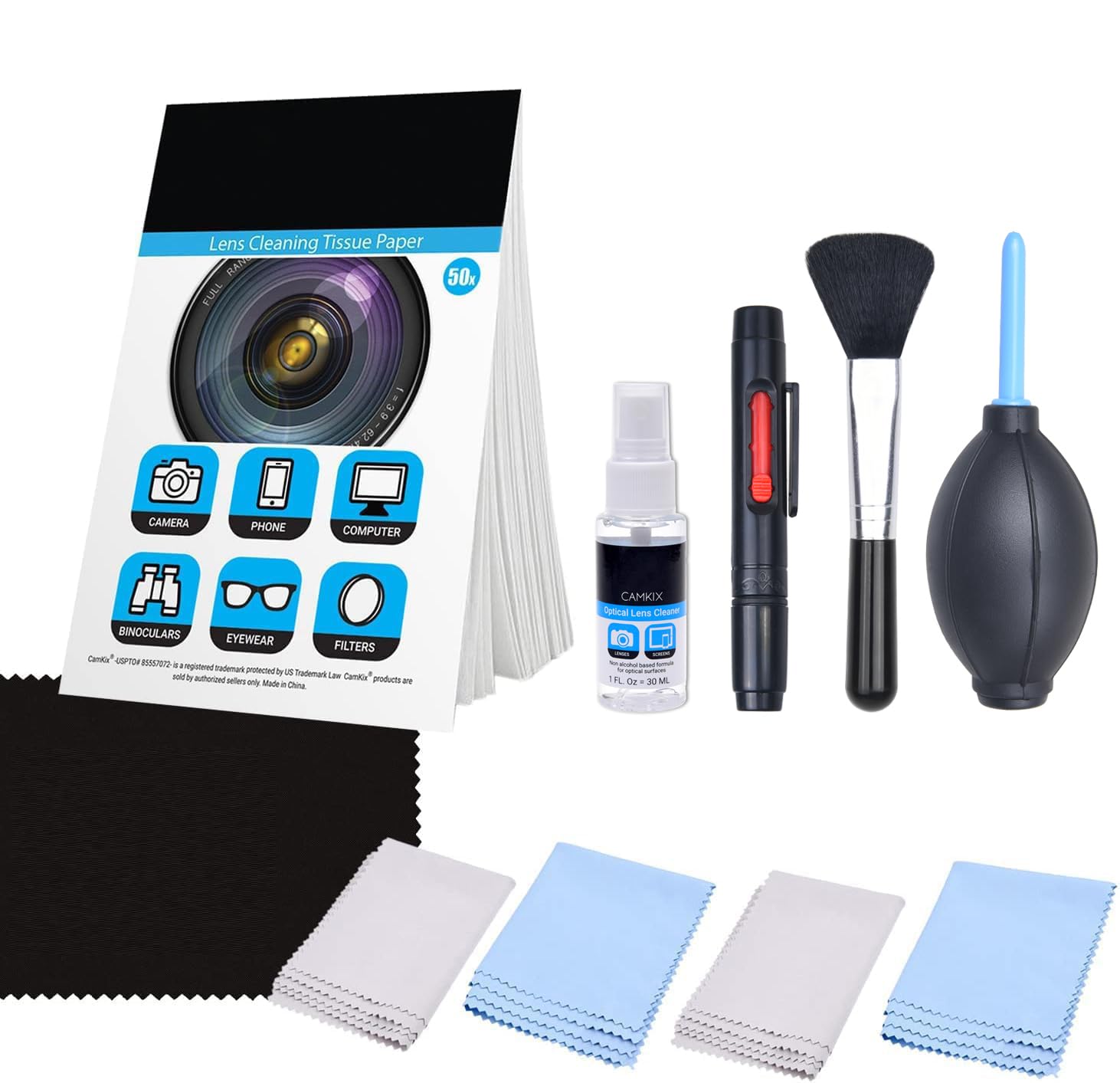 CamKix Camera Cleaning Kit for DSLR Cameras (Canon, Nikon, Pentax, Sony)