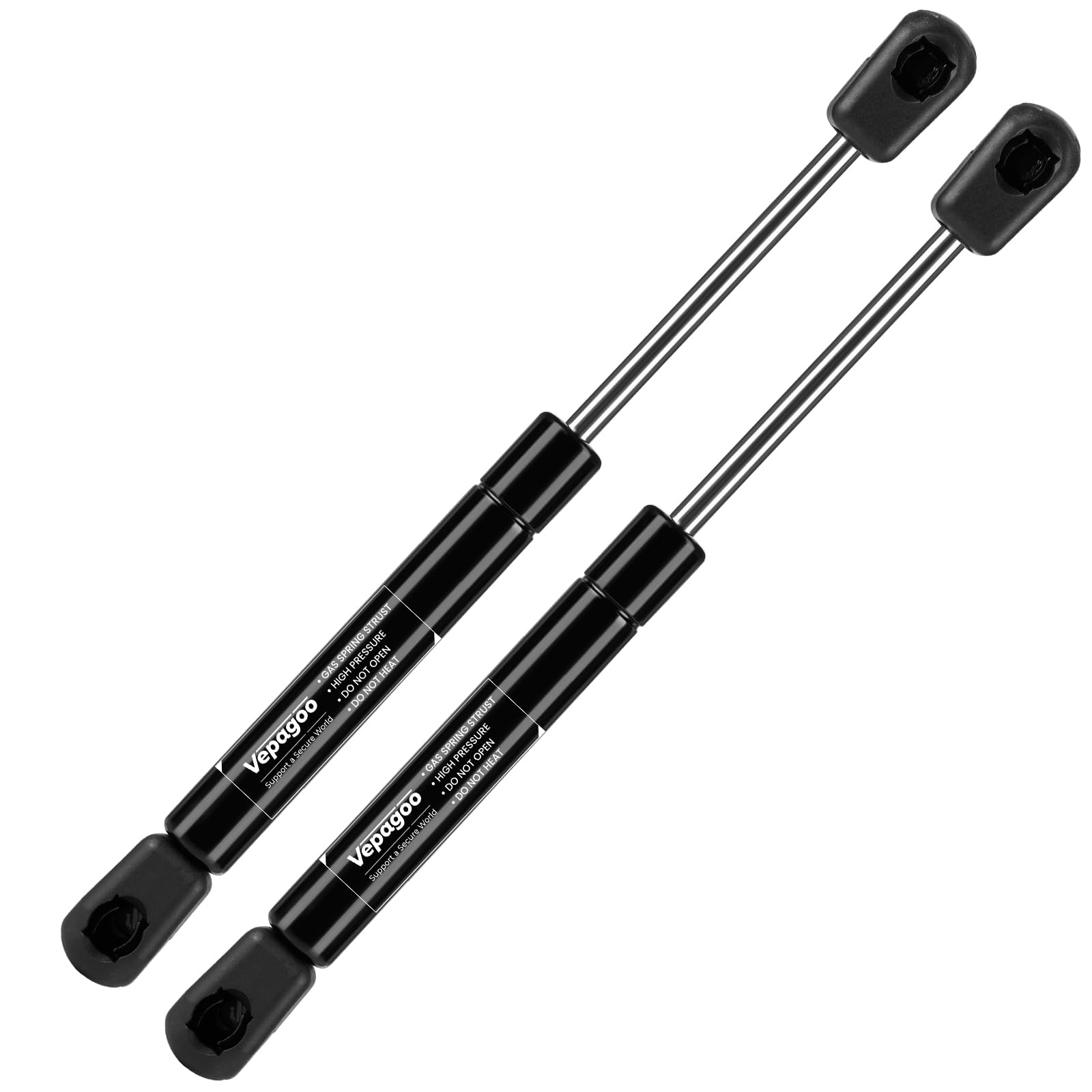 10 inch 50 Lb Gas Shock Spring Strut for Cabinet Door Toy Tool Box Lid, Set of 2 Vepagoo