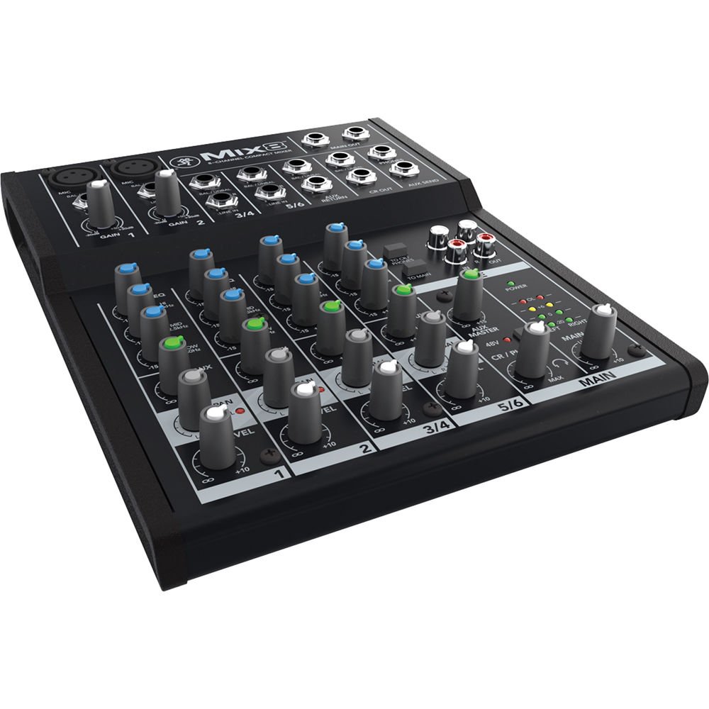 Mackie Mix Series, 8-Channel Compact Mixer With Studio-Level Audio Quality (Mix8)