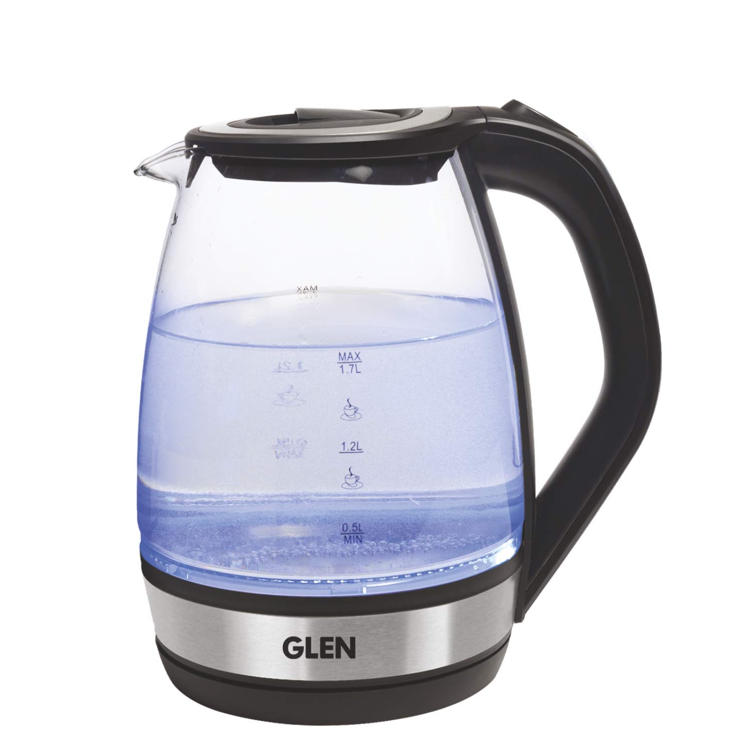 Glen Electric Glass Kettle 9012N 1.7 Litre_Transparent Glass