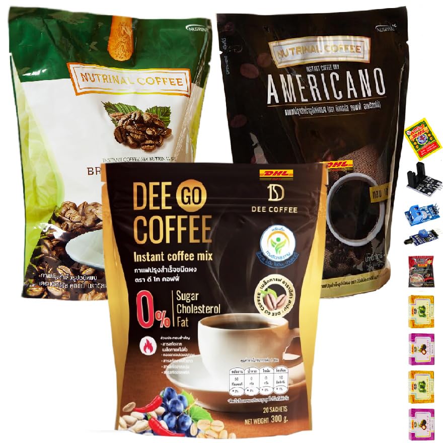 Roasted Healthy Snack Delicious Successmore Dee Go Coffee Nutrinal Brazillian Arabica Americano Instant Coffee Arabica 30Sachets/Pack By Tumtimshop [Get Free Beauty Gift]