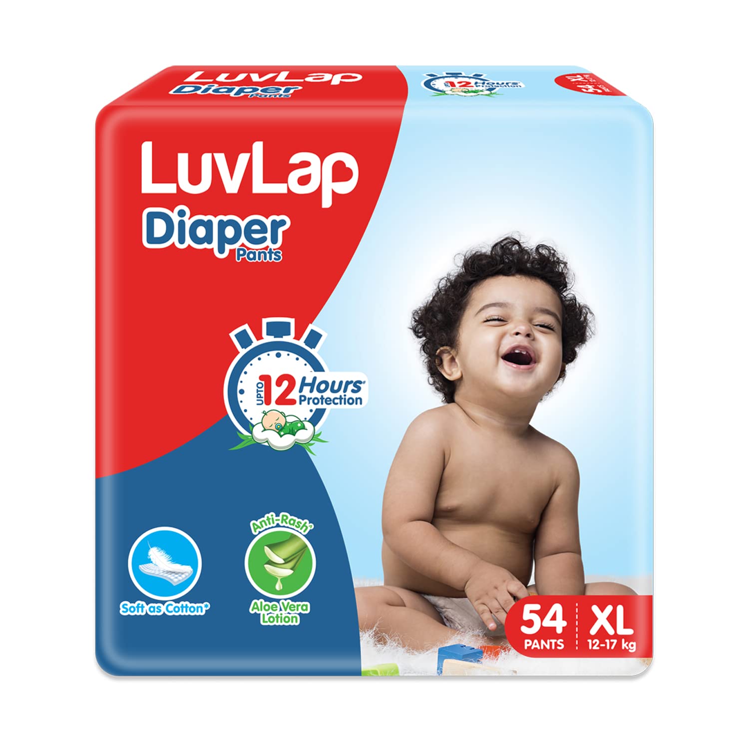 LuvLapDiaper Pants, XL, 54 Count, With Upto 12 Hour Protection