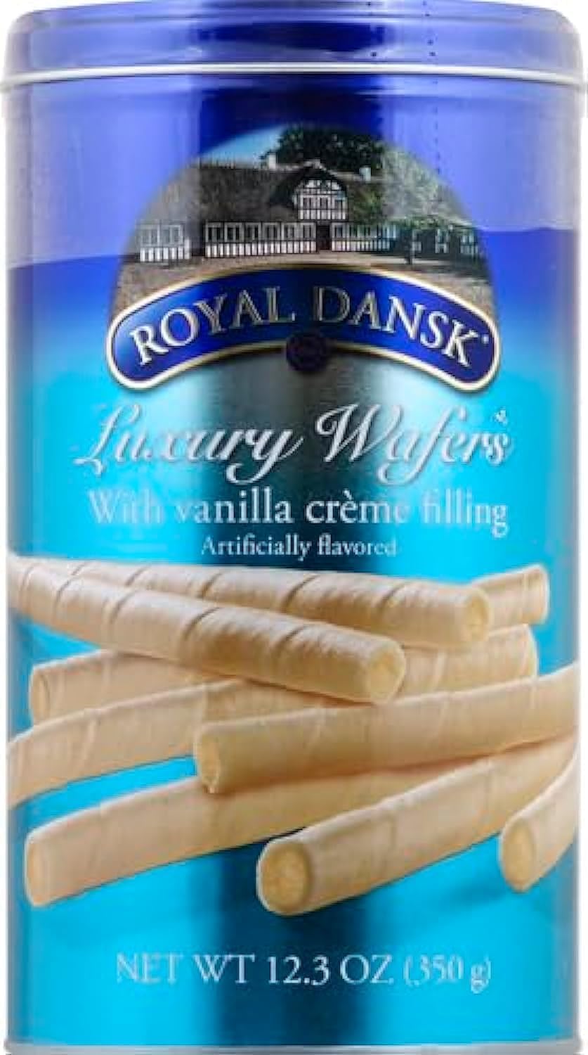 Royal DanskDanish Luxury Wafers with Vanilla Cream Filling 350 g