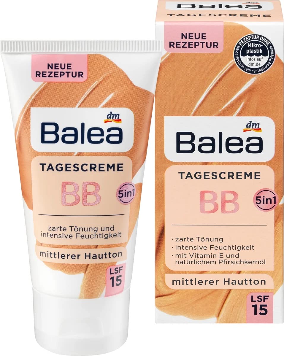 Balea BB Tinted Day Cream Medium Skin Tone 50 ml