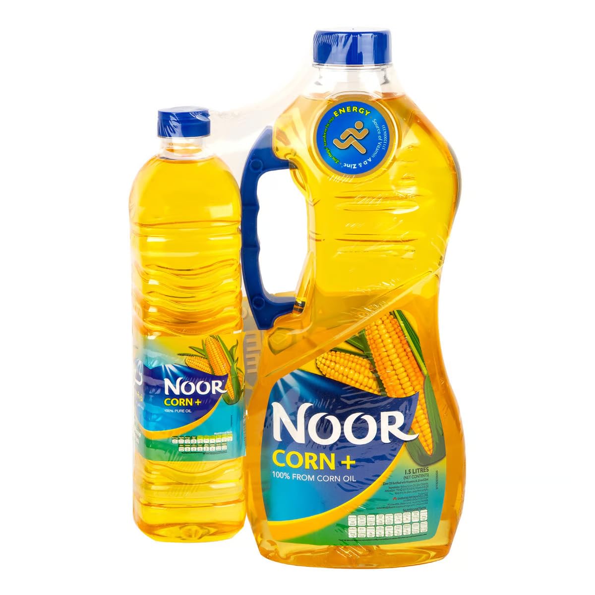 Noor Corn Oil, 1.5 Litres + 750 ml