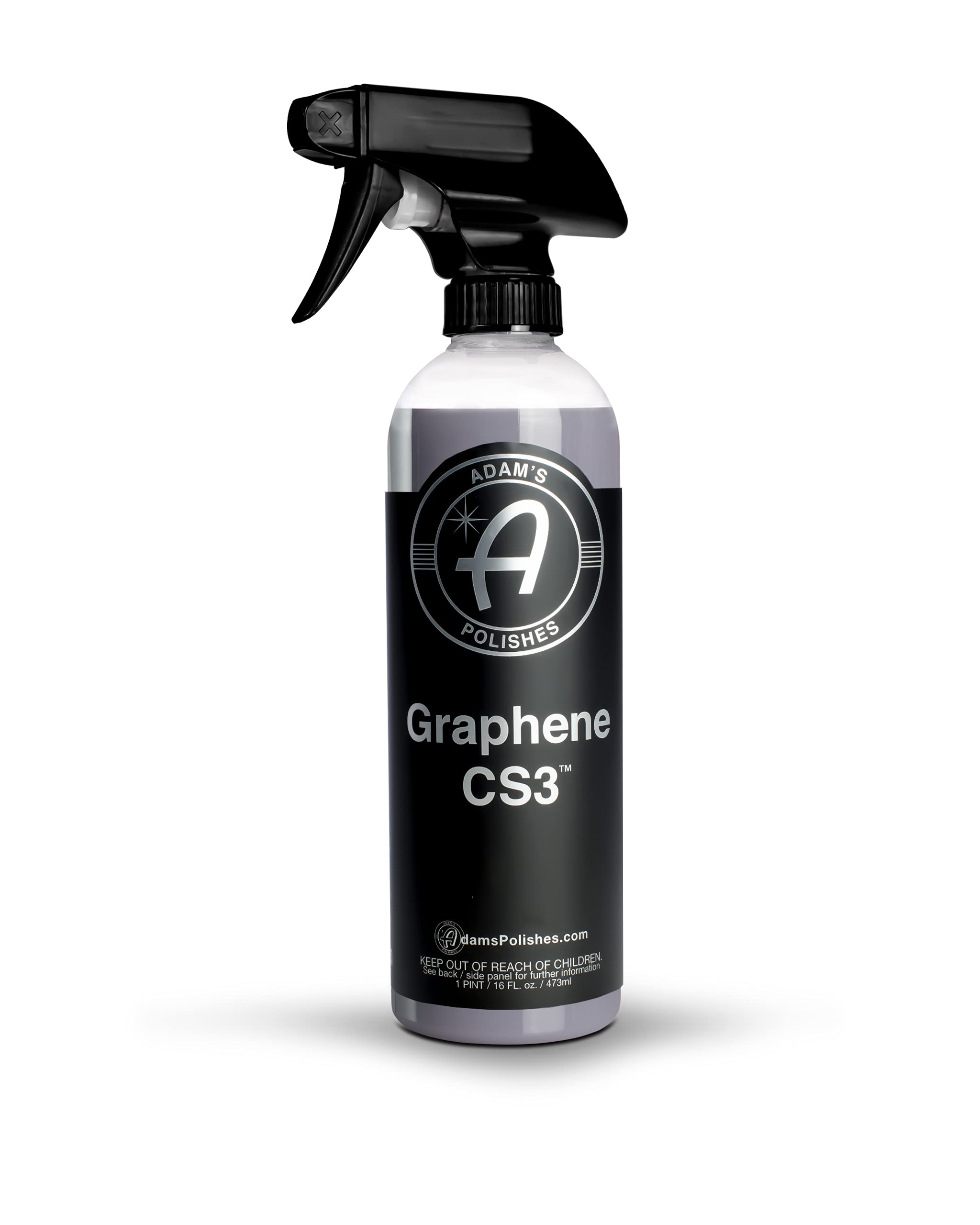 Adam's Polishes Graphene CS3 (16oz) - Graphene Waterless Wash Ceramic Spray Coating Detail Spray | High Gloss Car Wash Cleaning Spray for Car Detailing | RV Boat Motorcycle