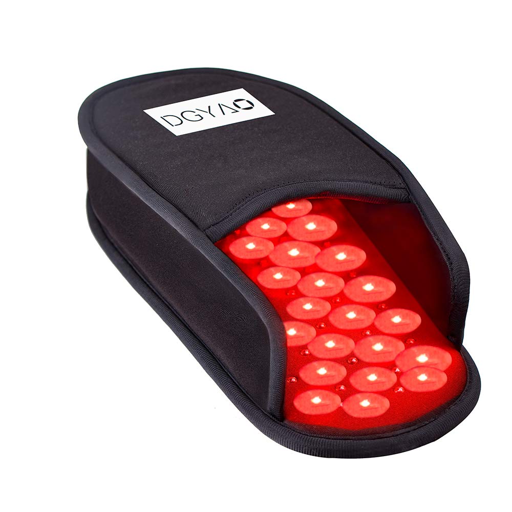 DGYAO Red Infrared Light Therapy for Foot Pain Relief 660 & 880NM Deeper Therapy Device with Auto Off Timer (Single)