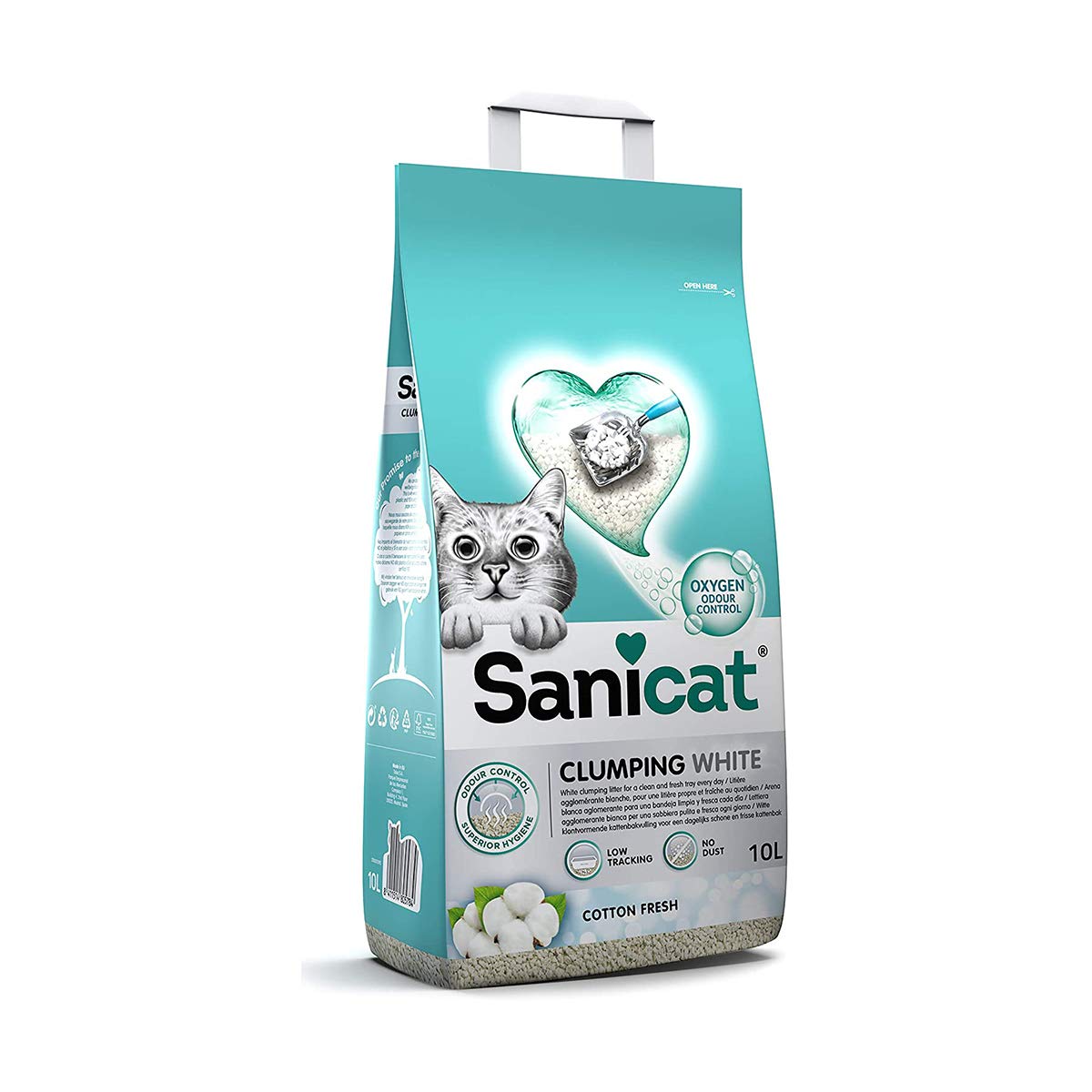 SanicatClumping Cotton Scentd 10L