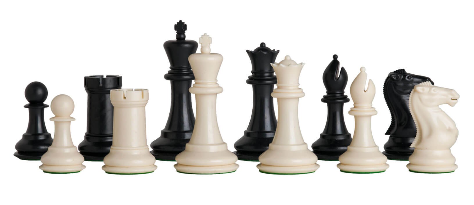 The House of Staunton - The Fischer Plastic Chess Set - Pieces Only - 3.75" King