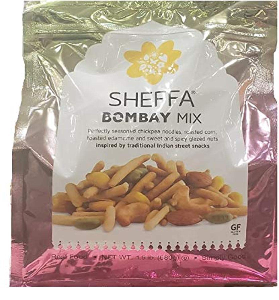 SheffaBombay Mix Indian Street Snacks (Net Wt 24 Oz),