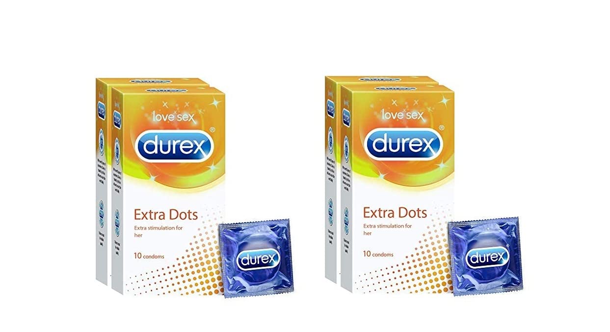 DurexExcite Me Condom - 10 Pcs (Pack of 4)