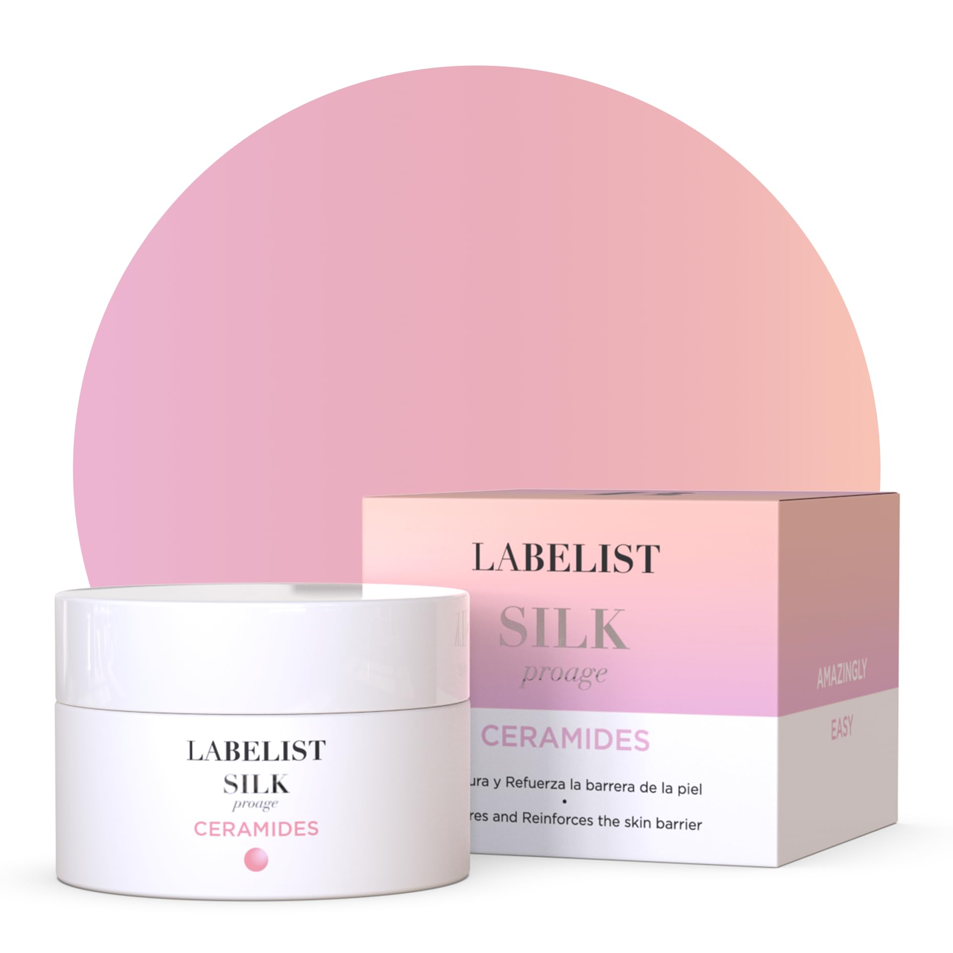 Labelist | Silk proage Ceramides Face Cream | 50 ml | Special for Mature Skin | Prevents and Attenuates Wrinkles | Controls Shine and Oil Production | Women's Facial Care