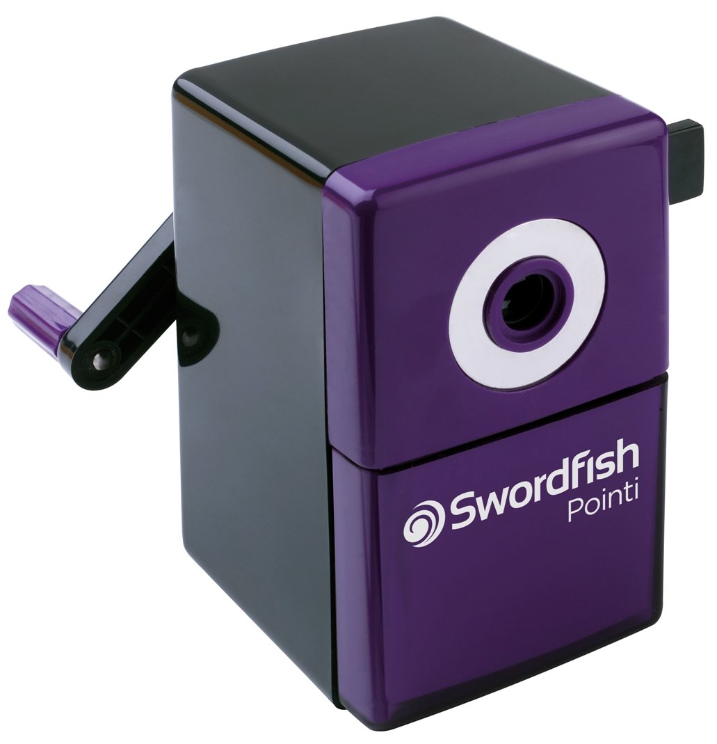 SwordfishPointi' 8mm Desktop Manual Pencil Sharpener Ref: 40235