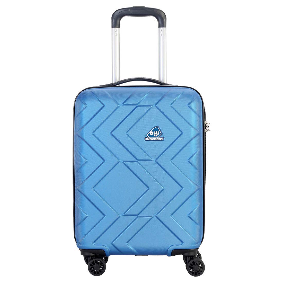 Kamiliantby American Tourister Kam Ohana ABS 28 cms Blue Hardsided Spinner Wheels Cabin Luggage Suitcase(KAM Ohana SP 55CM - H Blue)