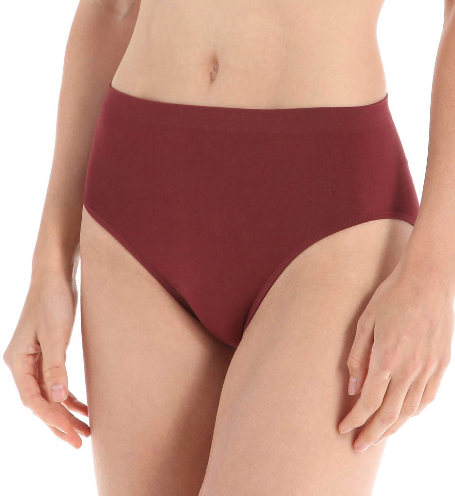 Women's Seamless High Cut Brief, Truffle