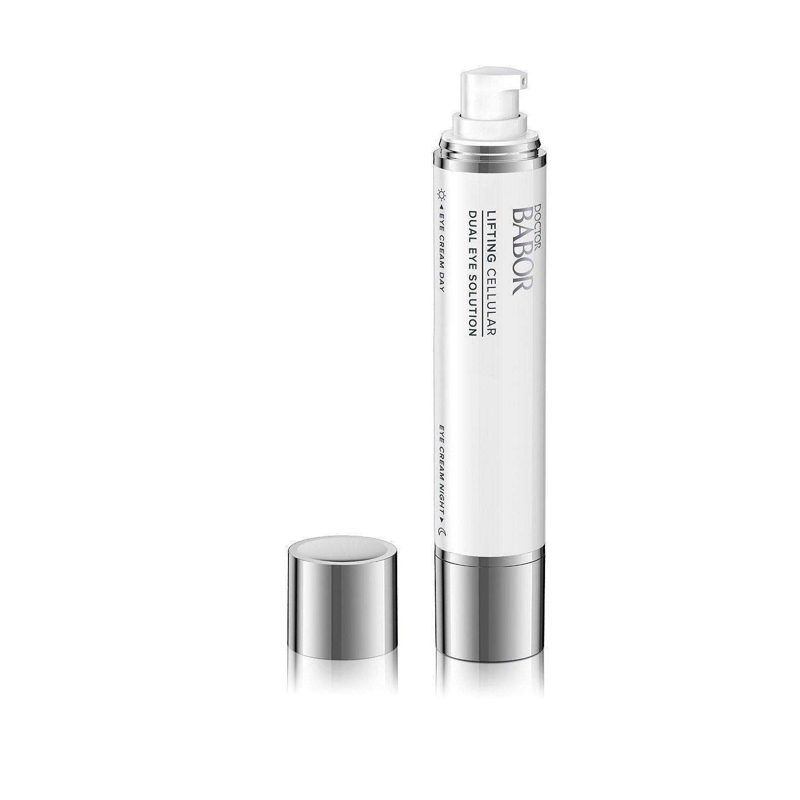 Doctor Babor Dual Eye Solution, Anti-Ageing Eye Care Duo for Day and Night, Lifting Cellular for Tightening and Regenerating, Vegan Formula, 2 x 15 ml