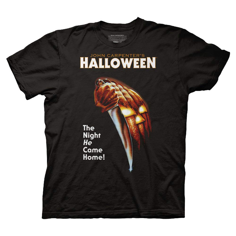 Ripple JunctionHalloween Men's Short Sleeve T-Shirt John Carpenter Original Movie Logo Officially Licensed