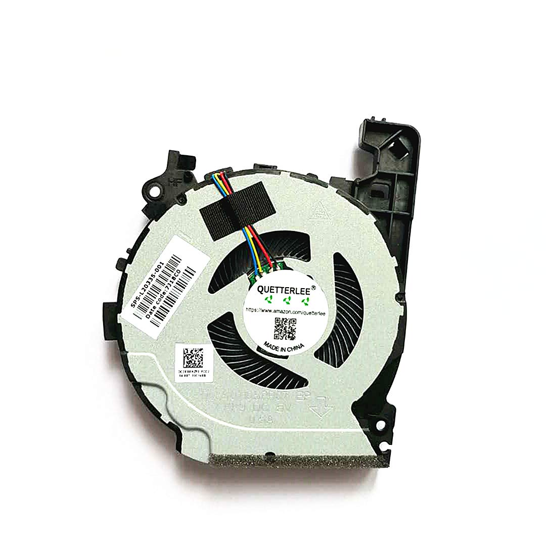 QUETTERLEE Replacement New Compatible for HP Pavilion 15-CX 15-CX0060TX 15-CX0058WM DC28000KZF0 SPS-L20335-001 CPU Fan (NOt VGA)