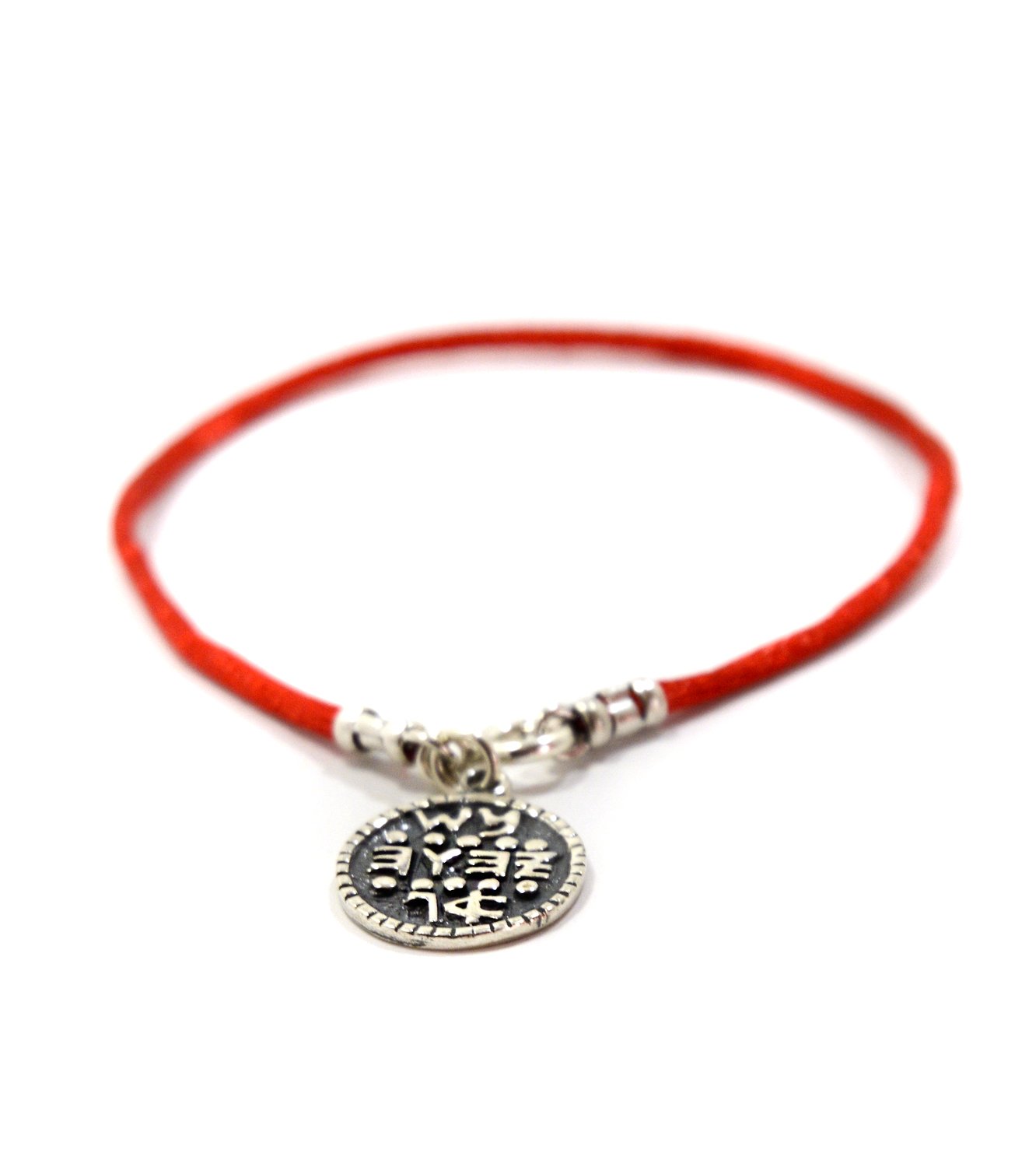 Red String "Wishes" Solomon Seal Charm Bracelet for Men