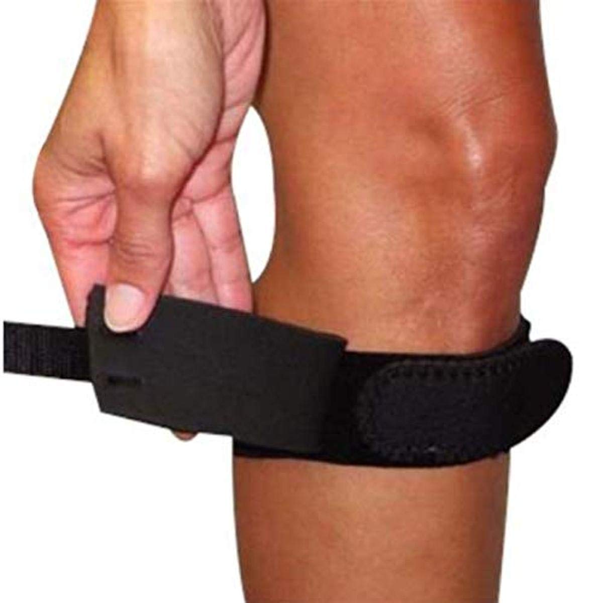 Rolyan Universal Strap with Pressure Pad, Universal Size Knee Straps for Reducing Tension of the Patella Tendon, Compression Knee Brace, Strap Support Helps Relieve Pain, Tennis Elbow, & Tendonitis