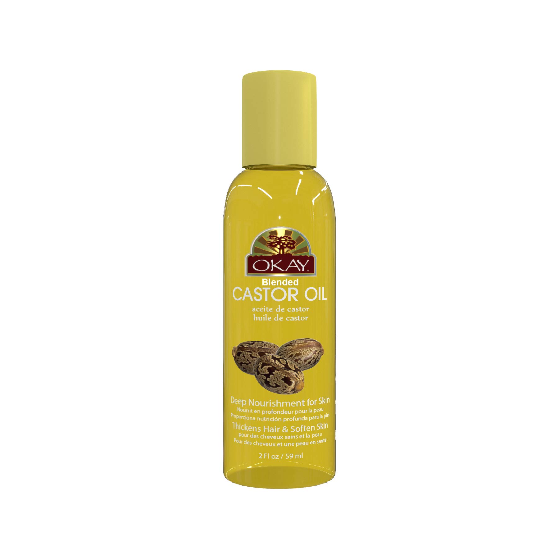 Okaypure naturals Okay Castor Oil For Skin & Hair, 2oz