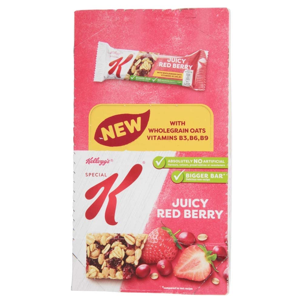 Special KRed Berries Cereal Bar, 27 g (Pack of 30)