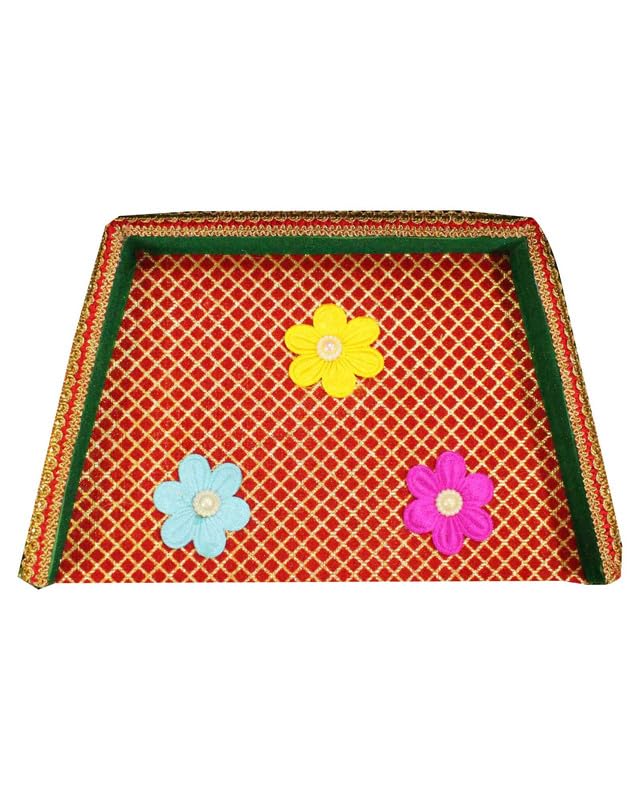 LOVELY WEDDING MALL Decorative Multicolor Supda for Wedding/Chhath Pooja | Multipurpose Soop/Supdu for Indian Marriage Rituals | Chajj/Chhajla