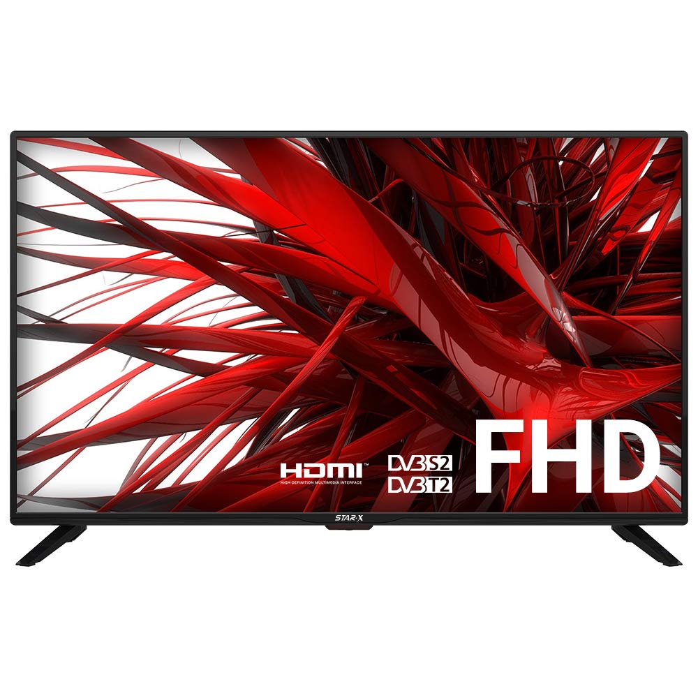 Star-X 43 Inch Full HD LED Standard TV With Built In Receiver - 43LF530V, Black