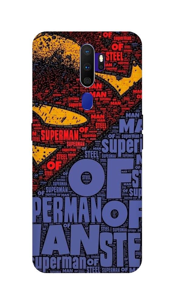 Arvi Enterprise Supman Printed Hard Case for Oppo A9(2020) /Oppo A5 (2020) Multi-Colored