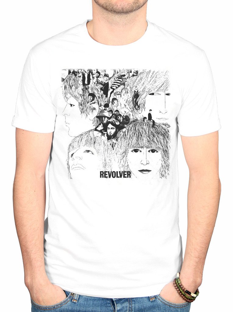 AWDIPOfficial The Beatles Revolver Album Cover T-Shirt Rock Band Merch