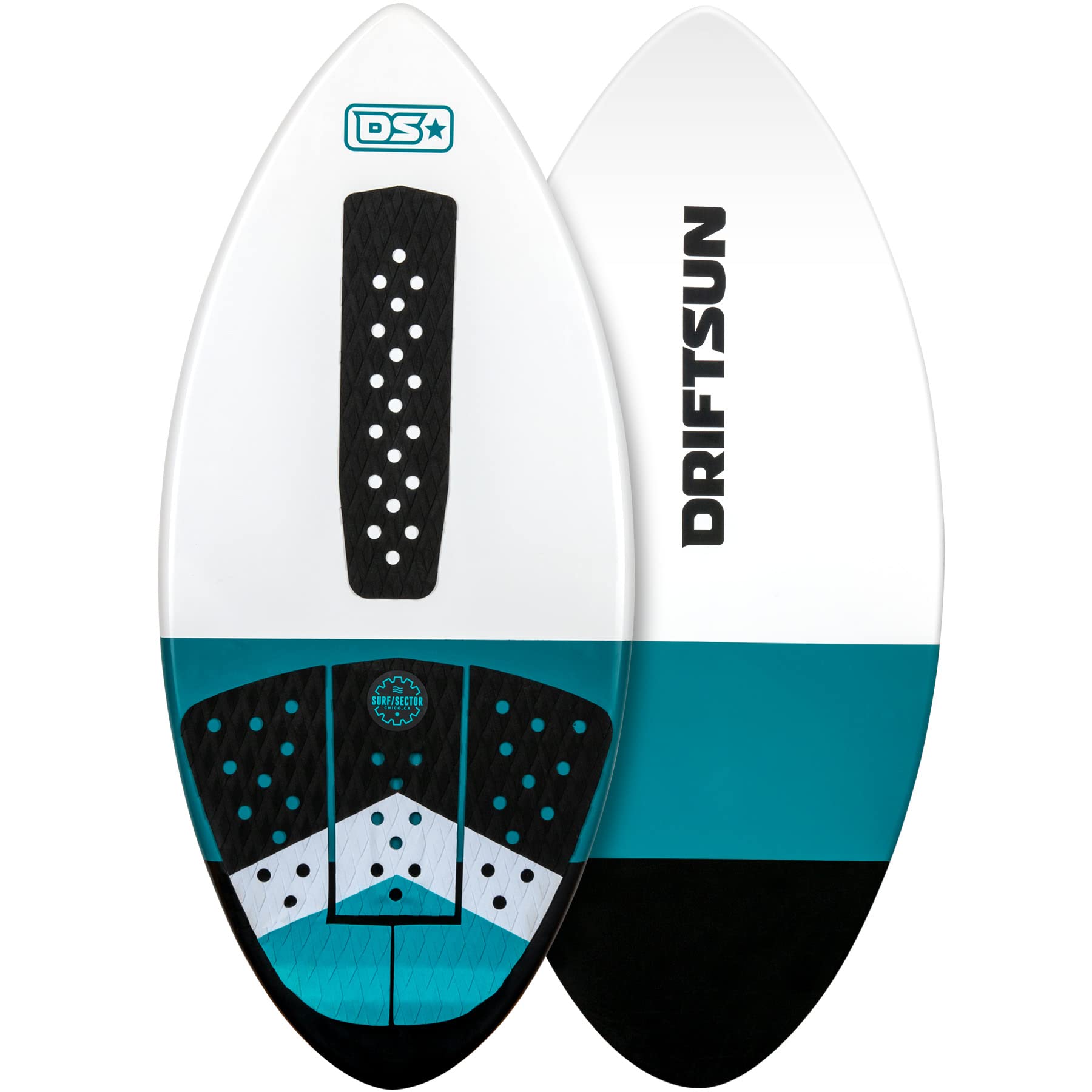 DriftsunFiberglass Performance Skimboard - Performance Skimboard for Kids and Adults with EVA Traction Pad/ Available in 44, 48, and 52 inch Sizes