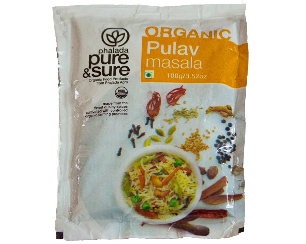 Phalada - Pure & Sure Organic Pulav Masala 100 Gm