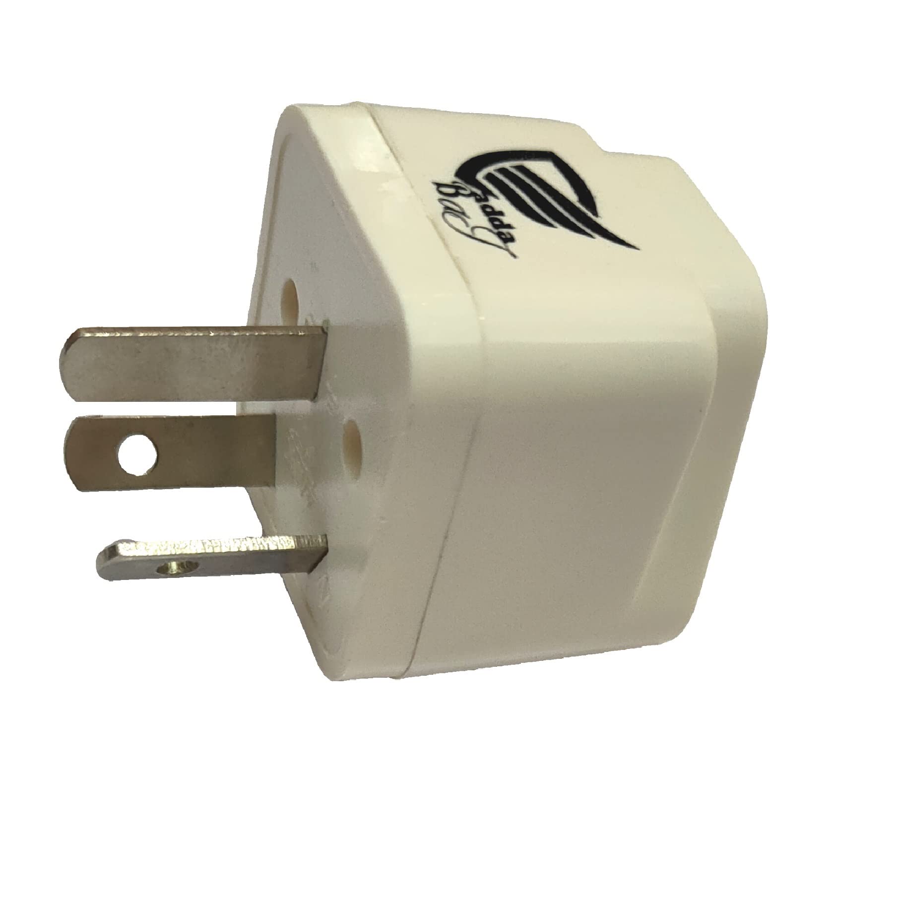 Vadda Bai 3 Pin Travel Adapter Plug for India to Australia, China, New Zealand & More (Type I) Conversion Plug Small and Light Weight Design (Pack of 1) White